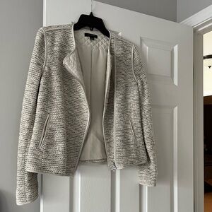 Ann Taylor tweed relaxed blazer